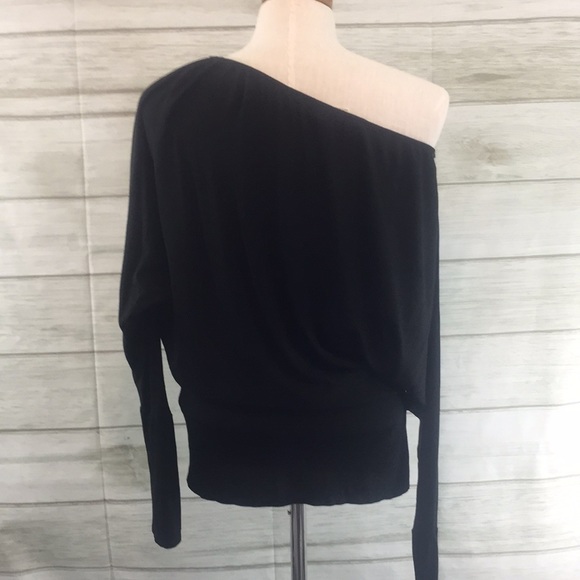 FP Beach •Black Pullover Dolman Tapered Waist Top - Picture 11 of 13